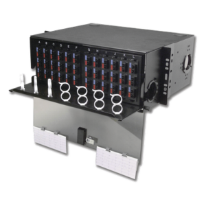 Panel de Conexión de Fibra Óptica (RIC3) Para Rack de 19in, Acepta 12 Placas Quick Pack, Hasta 288 Fibras, 4 UR