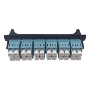 Placa Acopladora / 12 Puertos LC Duplex / Fibra Multimodo / Compatible ODF-8024