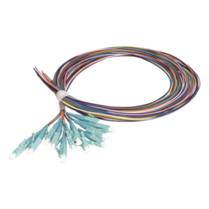 Kit de Pigtails / OM3 50/125 / LC Duplex / 2 m (6.56 ft) / 12 Piezas / Aqua