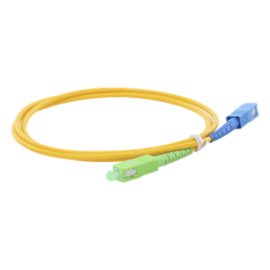 Jumper de Fibra Óptica / Monomodo OS2 G.652D / SC/APC-SC/UPC / Simplex / 1 m (3.28 ft) / Forro PVC 2 mm
