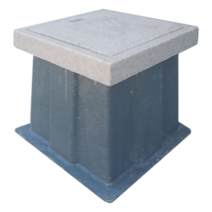 Registro para Alumbrado Público / 30 x 30 x 45 cm / Resistencia 3 Toneladas / Uso Peatonal / Impermeable / Anticorrosión