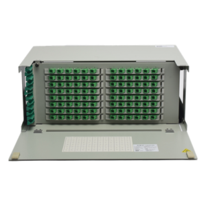 ODU de Fibra Óptica / 96 Empalmes / 216 Fibras / 4 UR / 19" / 820 pies Capacidad