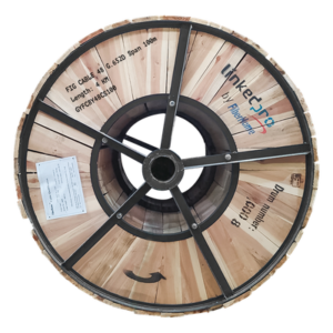 Carrete de Fibra Óptica Aérea Figura 8 / Monomodo G.652D / 48 Hilos / Span 100 m / 4 km / 13,123 pies