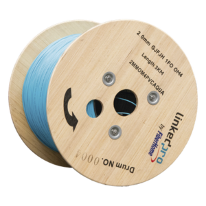 Cable de Fibra Óptica Multimodo OM4 / 50/125 µm / Simplex 2.0 mm / Buffer 0.9 mm / 10 Gigabit Ethernet / 2 km (6561.7 ft) Máximo