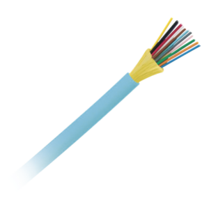 Cable de Fibra Óptica / 12 Hilos / Multimodo OM4 50/125 / Tight Buffer 900μm / Interior / OFNP Plenum / Dieléctrico / Precio Por Metro