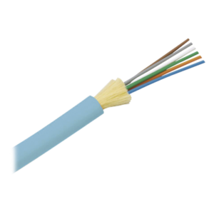 Cable de Fibra Óptica / 12 Hilos / Multimodo OM4 50/125 / Tight Buffer 900µm / OFNR Riser / Dieléctrico / 0.61 m (2 ft) marcas