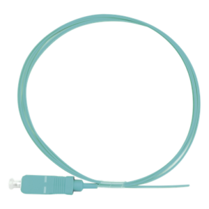 Pigtail de Fibra Óptica / SC/UPC Simplex / OM3 50/125 / Tight Buffer 900µm / PVC / 1 Metro (3.28 Pies)