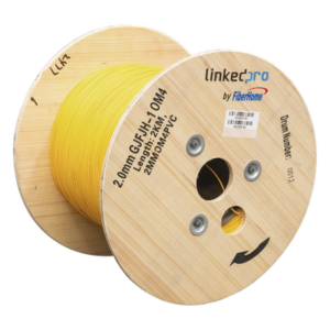 Cable de Fibra Óptica Multimodo / OM4 / Simplex / Tight Buffer 0.9 mm / Diámetro 2.0 mm / PVC Amarillo / Precio Por Metro