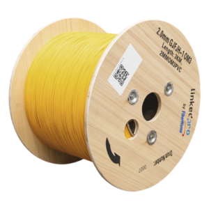 Cable de Fibra Óptica Multimodo OM3 / Simplex 1 Fibra / Tight Buffer 2.0 mm / Atenuación 3.5 dB/km @850nm / Precio por Metro / Hasta 2000 m (6561.7 ft) por Tramo