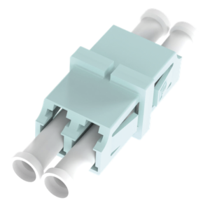 Módulo Acoplador / LC Duplex / Fibra Multimodo / Color Aqua / Pérdida 0.1 dB / Cerámica Zirconia