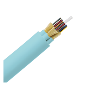 Cable de Fibra Óptica / 48 Hilos / Multimodo OM3 50/125 / Tight Buffer 900μm / OFNR Riser / No Conductiva / Precio Por Metro (3.28 pies)