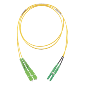 Jumper de Fibra Óptica / Monomodo OS2 9/125 / SC/APC-LC/APC Duplex / OFNR Riser / LSZH / 2 m (6.56 pies)
