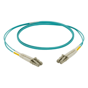 Jumper de Fibra Óptica / Multimodo OM4 50/125 / LC-LC Duplex / LSZH / 2 m (6.56 ft) / Color Aqua