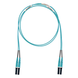 Jumper de Fibra Óptica / Multimodo OM3 50/125 / LC-LC Dúplex / LSZH / 3 m (9.84 ft) / 1.6 mm