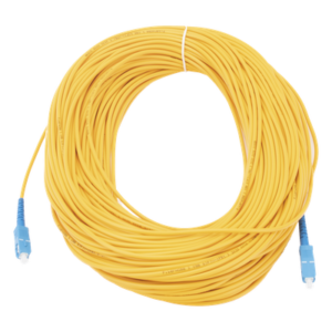 Jumper de Fibra Óptica Monomodo / SC/UPC-SC/UPC / Simplex / 60 m (196.85 pies) / Forro PVC 3 mm