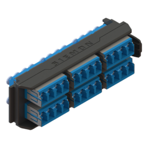 Placa Acopladora / 12 Conectores Dúplex LC/UPC / 24 Fibras Monomodo / LightVerse