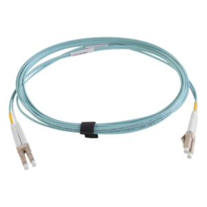 Jumper de Fibra Óptica Multimodo / OM4 50/125 / LC-LC Duplex / 10 Gbps / OFNR / 7 m (22.97 ft) / Color Aqua