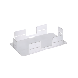 Soporte de Apilamiento / 1-4 Charolas Empalme / Aluminio / 115.9x204.8x44.8 mm / 4.6x8.1x1.8 in / RoHS / Gris