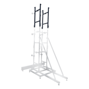 Accesorio Estructural Tipo H / Pantalla 1.5 m x 3 m / Aluminio / Base Modular 1 m (3.3 ft) / Pintura Electrostática Negra / Ganchos de Seguridad Integrados