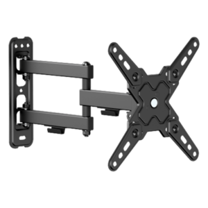 Soporte de Pared Articulado para Pantallas / VESA 75x75 a 200x200 / Hasta 43 Pulgadas / Carga 20 kg (44 lbs) / Movimiento Completo / Perfil 66 mm