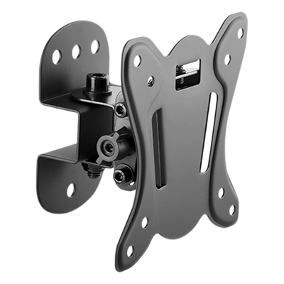 Soporte de Pared para Monitor / 13 a 27 Pulgadas / Carga 25 kg (55 lbs) / VESA 75x75 y 100x100 / Inclinación +3° a -12° / Giro ±25° / Separación 65 mm