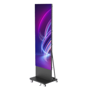 Poster LED de Piso / Pixel Pitch 1.8 mm / 600 cd/m² / Refresco 3840 Hz / Modular Expansible / Case de Transporte