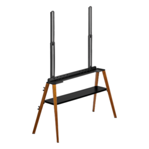 Soporte de TV Tipo Caballete / Pantallas hasta 75 Pulgadas / VESA 200x200 a 600x400 / Carga 40 kg / Altura Ajustable 905-2590 mm / Cable Anti-Caída