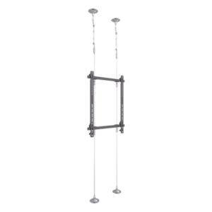 Soporte de Montaje Suelo a Techo / Pantallas 32" ~ 75" / Carga Máxima 30 kg / VESA 400 x 600 mm / Cableado de Acero