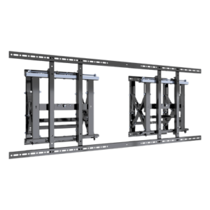 Soporte Modular para Pantallas / Altura Ajustable 200 a 1600 mm (7.9 a 63.0 in) / Ancho 600 mm (23.6 in) / Profundidad Ajustable 134 a 300 mm (5.3 a 11.8 in) / Montaje Horizontal y Vertical / Acero 10.2 mm