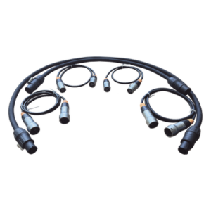 Kit de Cables de Interconexión para Paneles LED de Exterior / Datos y Corriente / Cables Derecho 65 cm (25.6 in) / Cables Izquierdo 116 cm (45.7 in) / Compatible con Familias CD-1AAB y CD-2APA