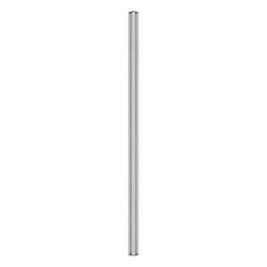 Riel de Aluminio para Videowall / 2380 mm (7.8 ft) / Perfil 40x40 mm / Diseño Modular / Incluye 2 Tapas