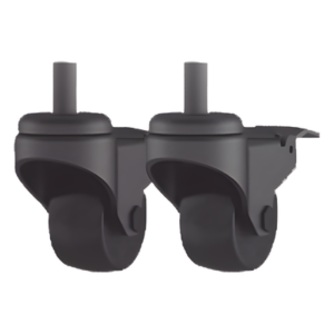 Ruedas de 4 pulgadas / Rosca M12 / Freno de cable / Diámetro 100 mm (3.94') / Ancho 28 mm (1.1')
