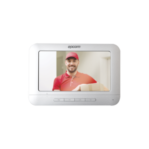 Monitor para Videoportero Análogo / 7 Pulgadas / 800x400 / Audio Manos Libres / 4 Hilos / Aluminio