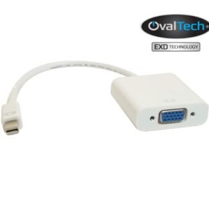 Adaptador Mini DisplayPort a VGA OVALTECH OVMDP-VGA
