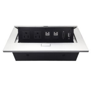 CAJA PARA MESA: HDMI, USB, RJ45 CAT6 BROBOTIX 171224