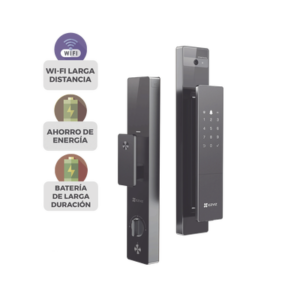 Cerrojo Inteligente / Reconocimiento Facial y Venas Palmares / Pantalla IPS 4" / Cámara 1080p / Wi-Fi 2.4 GHz / Bluetooth / IP52