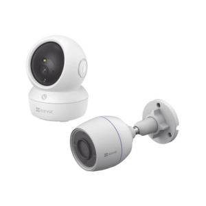 Kit de Cámaras IP / 3 Megapixel / Full HD / Detección IA de Personas y Vehículos / Panorámica 360° / Compatible con NVR y Nube