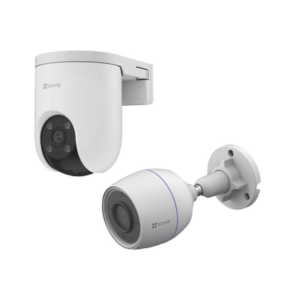 Kit de Cámaras IP Wi-Fi / 3 Megapixel / Detección Inteligente de Personas y Vehículos / Compatible con NVR EZVIZ