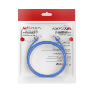 Cable de Parcheo / UTP / Cat. 6 (24 AWG) / 2 Metros (6.56 Pies) / Color Azul / Ideal para PoE+ / Interior