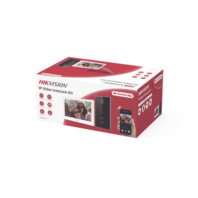 Kit de Videoportero IP / 2 Megapixel / IR 2.5 m (8.2 ft) / Pantalla Táctil 7" / Wi-Fi 2.4 GHz / Lector MiFARE / IP65
