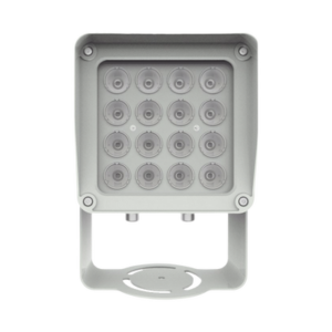 Lampara IR de Luz Continua / 16 Lámparas LED / Distancia Efectiva 16 a 25 metros / Cobertura 40° / Exterior IP66