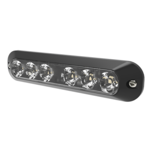 Luz Auxiliar LED / 6 LEDs Rojo-Azul / 21 Patrones de Destello / SAE J595 Clase I / 12-24 VCC / IP Exterior-Interior