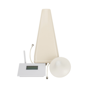 Amplificador de Señal Celular / Doble Banda 850 y 1900 MHz / Ganancia 70 dB / Cobertura 600 m² / 2G y 3G / Kit Completo