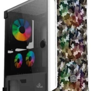GABINETE HOLLOW 2500 ATX,C/T 3VEN ARGB/MESH/ Yeyian YGH-49704