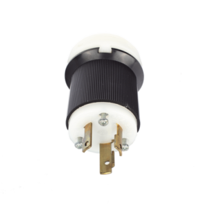 Clavija Industrial con Bloqueo de Media Vuelta / 30 A / 250 V CA / 2 Polos 3 Hilos / NEMA L6-30P / 2.75' (69.85 mm) Alto