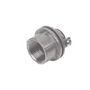 Conector de zinc para intemperie / 1 1/4" / Tornillo a tierra / IP66 / Áreas peligrosas Clase I Div 2 y Zona 2