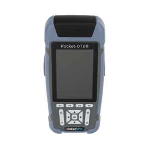 Mini OTDR para Fibra Óptica / Monomodo 1310nm y 1550nm / Rango Dinámico 24dB/22dB / VFL 10mW / OPM Integrado / Mapeo RJ45 / Alcance 128 km / Pantalla 3.5" / 12 Horas de Medición Continua