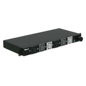PDU Básico para Rack / 6 Salidas C19 / Entrada Trifásica 50 A / 208 Vca / Horizontal 1U / 19 in