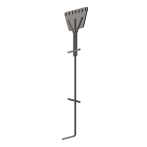 Ancla de Piso Tipo Paleta / 7 Orificios / Varilla 1" / Placa 3/4" / Altura 210 cm (6.9 ft) / Galvanizado por Inmersión