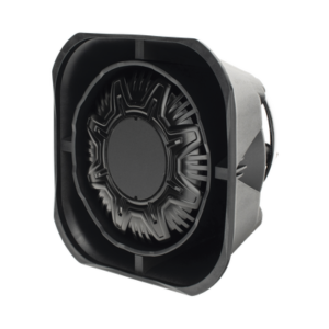 Bocina Compacta de Uso Rudo / 100 Watts / 124.5 dB a 9.8 ft / 11 Ohms / Montaje Universal / Nylon Reforzado con Fibra